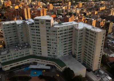 Imagen del cielo del hospital militar Central