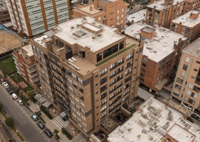 Fotografía aerea en Edificio Morph