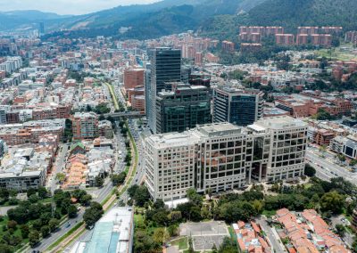 Santa Barbara desde el aire, Distrito de Negocios Norte