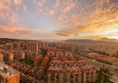 vista en balcon de apartamento No. 26 de Conjunto pratum