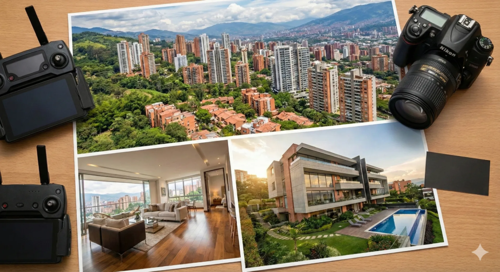 Servicio de fotografia profesional de finca raíz